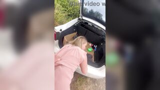 Step mamma youthful: That guy feels the must screw her and parks the car on the side of the road and screws her in public