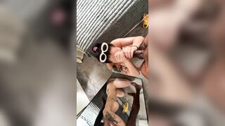 HAWT tattooed mother I'd like to fuck interracial BBC Facial Ejaculation nutted all over my face