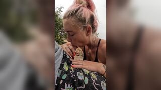 Hot mother I'd like to fuck Sucks Me Off in Nature – Fast & Moist Outdoor Oral-job