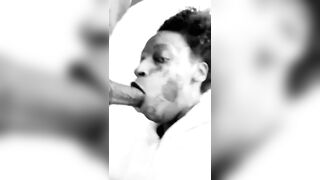 Sucking the neighbors schlong (hallway/staircase)