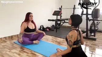 Yoga classes from a Teen to a lesbo mother I'd like to fuck