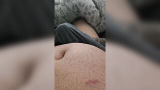 Step mama hand slide beneath step son underclothes touching his rod