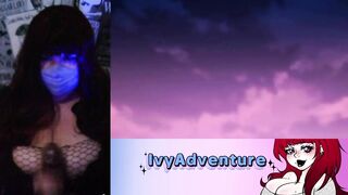 Fat angel with large boobs watching Anime - Oide yo Mizuryuu-kei Land Ep2