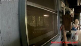 Amber's swinging butt