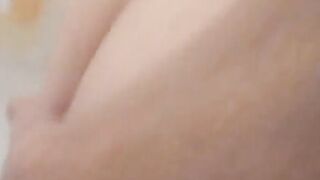 Beautiful granny has a shower