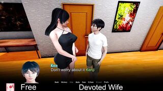 Devoted Wife (free game itchio) Visual Novel