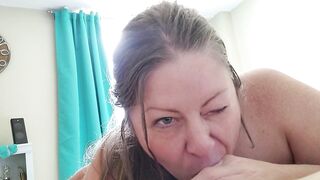 Wife films herself giving me a ardent fellatio