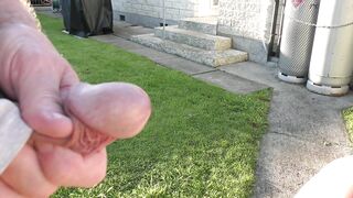 Trashy Kiwi mother I'd like to fuck drinks Taskmaster's piddle whilst pissing herself by the clothesline