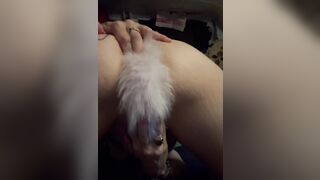 Kirby Dyson’s vanlife tail plug and masturbation