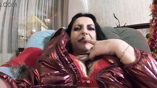 MilfyCalla - A sexy hose bitch wishes many presents from Santa-Down-jacket fetish - 224- preview