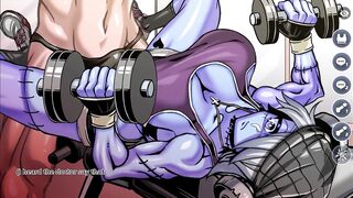 HARD SCREW OF BLUE HOTTY WHILST THAT BABE'S WORKING OUT - BANGING LASCIVIOUS GYM - PART - 6