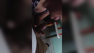 Wife squirting milk with a rich oral sex