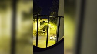 Masturbating in public