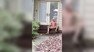 Thinking outside on the back porch