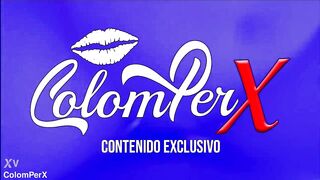 Large Breasts Latin chick Rides Sex-toy on Her Chest – ColomPerX Real Tease