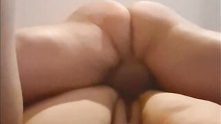 Inexperienced In The Mouth - Finish from the back. cum trickling. sloppy.