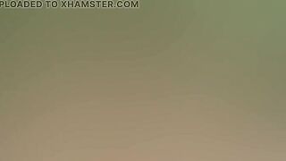 Former Raiderette gets large, ebony knob on-camera