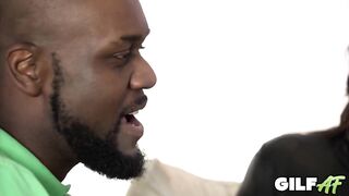 Kneel For Nana! Aged Older Plumper Bangs Ebony Dude