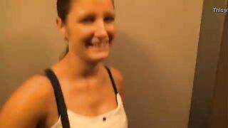 Sexy teen screwed in the wild