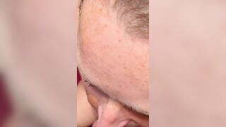 Hot wife back to shenanigans, this babe likes her guy’s cock, messy talk