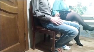 Call me anytime! A stranger jerked me off in the awaiting room