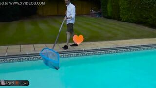 AgedLovE Bulky Grannies Hardcore With Handy Boys