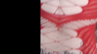 Public Display. Trashy Kiwi mother I'd like to fuck takes out the trash wearing practically no thing at all in peak traffic