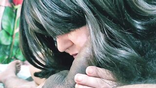 This babe sucked my large rod so that I'dn't tell her to Leave.