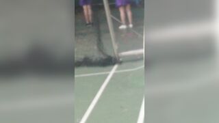 Old granny dance on campus