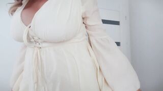 PAWG wife tries very hard to have priceless sex. Her large tits are jumping, we love it