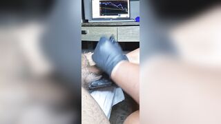 Work is hard, so am I. Wife helps take the load off with a tugjob