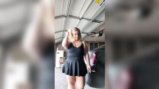 Smokin' big beautiful woman TEASING TITTIES FOR U