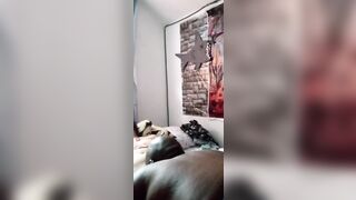 Making her cum Then blowing her back out