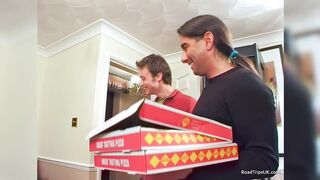 Interracial female duet have an anal foursome