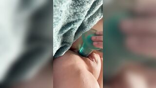 Washroom Floor Solo Quickie