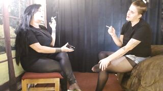 Smoke Break for Abby and Anna