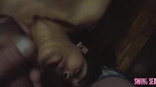 My Stepmother swallows it all after masturbating