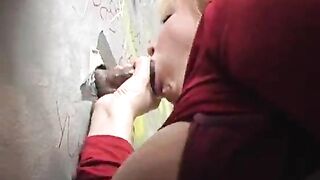 Breasty Cougar Kiss Bang Ebony Knob - Gloryhole