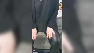 Compilation of a older woman who likes to wear leather
