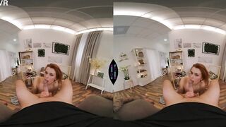 Slutty Redhead mother I'd like to fuck Blowjobs & Riding Dick Like a Bitch - VR 360 Porn