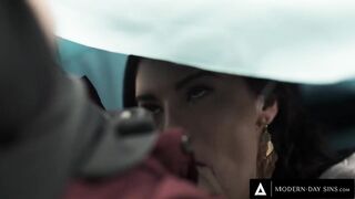 Sneaky Spouse Screws His Breasty Wife Rachael Cavalli after Screwing His Headmistress