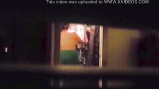 Peeping Hot mother I'd like to fuck in the window voyeur