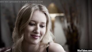 Depraved aunt Riley Reyes tempted large penis stud and sucked his schlong