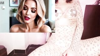 Having sex with a flawless, expert mother I'd like to fuck - Masturbating with AI