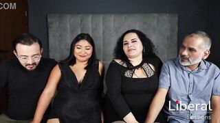 Older pair has sex with youthful pair