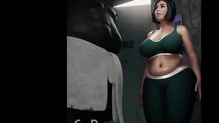 Breasty mother I'd like to fuck sex in doggy - gameplay
