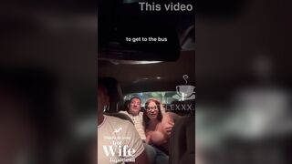 Nasty wife gives her butt to Uber