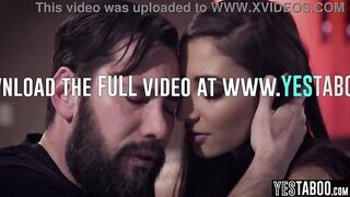 Pervert older spouse bang charming hooker in front of sick wife