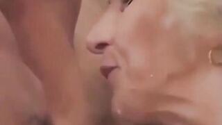 Grandma Screwed And Creampied In A Gang Screw