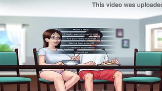 2 Breasty MILFs Pull One Favourable Chap Into Their Wildest Abode 3some Dream Sex